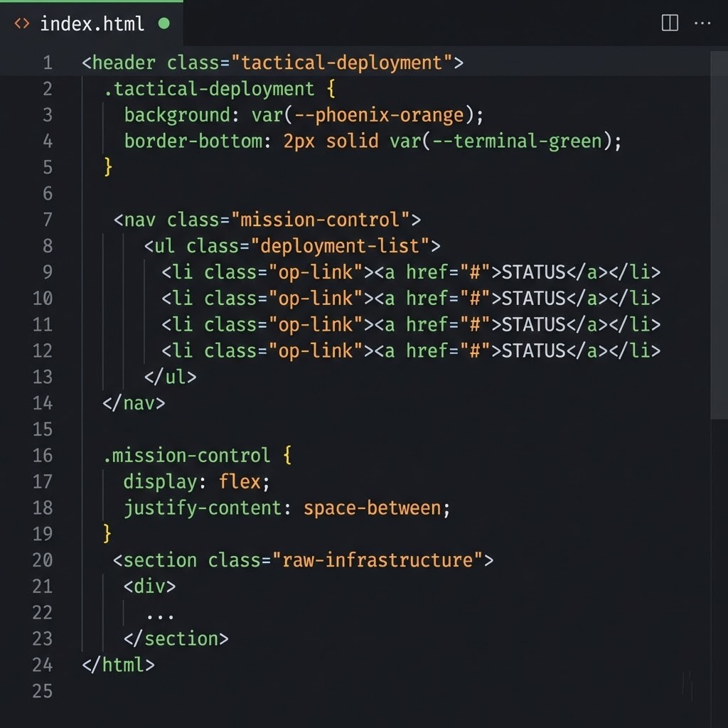 5 Page Custom HTML Site